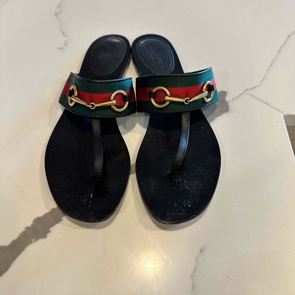 GUCCI HORSEBIT SANDALS